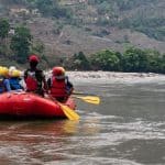 River rafting in Punakha Bhutan