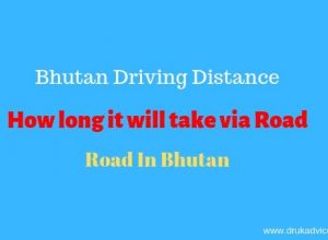 Bhutan Driving Distance
