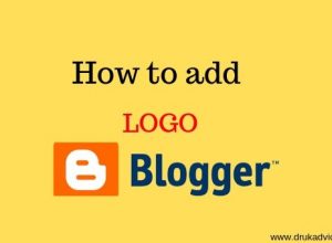 add logo in blogger