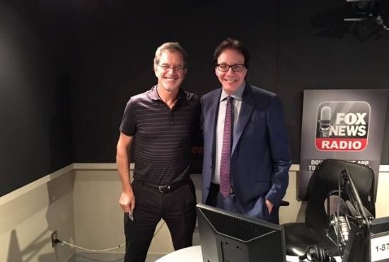 Alan Colmes and Garry Trudeau together on Fox News Radio