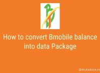 How to convert Bmobile balance into data Package