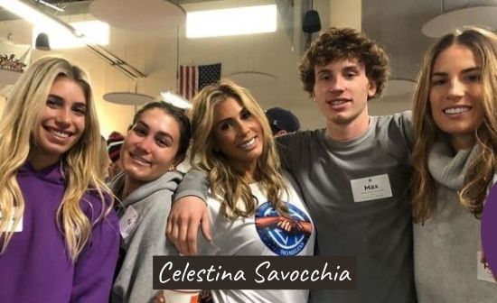 Celestina Savocchia celebrating thanksgiving with her four children in St Vincent De Paul Society
