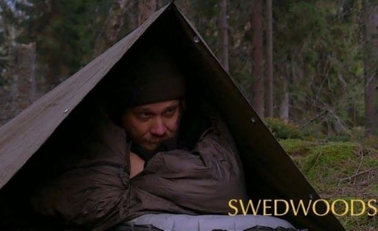 Swedwoods outdoor camping in DDR cloak shelter