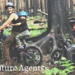 Adventure Agents with agent Axe in their favorite dirt bike exploring forest