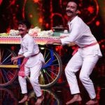 Prithviraj Kongari with his guru Subranil sir Dancing in super dancer 4 stage