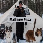 Matthew Posa build hot tent for his dog in -7 degree Celsius climate