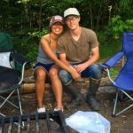 old picture of Cierra and Kyles Cabin in the Boundary Waters
