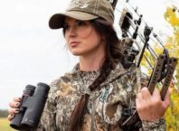 Amazing look of hannah barron during hog hunt with her father Jeff Baron